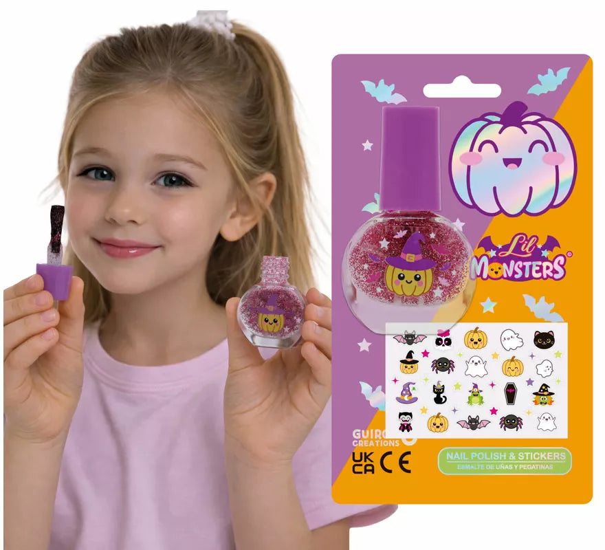 Esmalte de Uñas y Pegatinas infantil