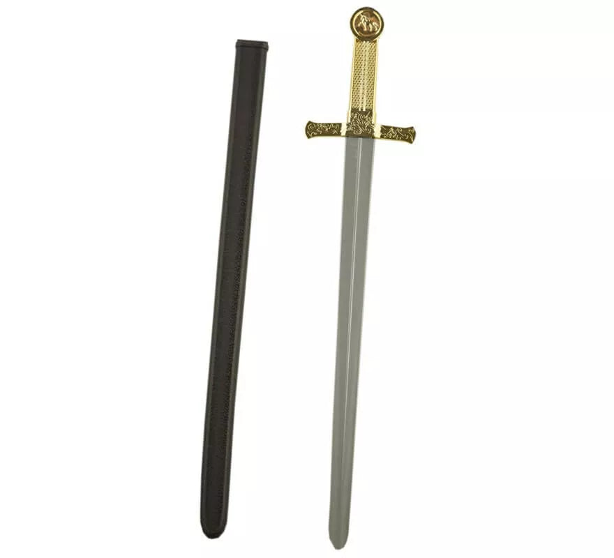 Translation missing: es.Espada de Caballero dorada Infantil de 62,5 cm