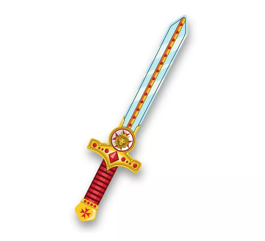 Translation missing: es.Espada de Gladiador rojo y dorado de Foam infantil