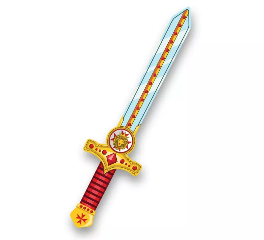 Translation missing: es.Espada de Gladiador rojo y dorado de Foam infantil