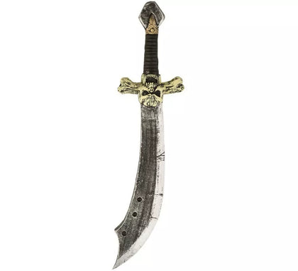 Espada de Pirata con Calavera de Foam de 69 cm