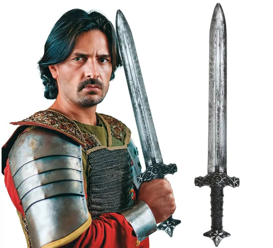 Translation missing: es.Espada Medieval de 58 cm de Plástico de Juguete