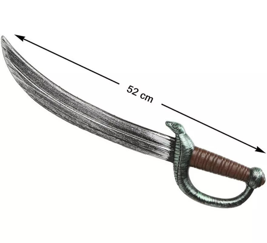 Translation missing: es.Espada Pirata con Serpiente de 52 cm