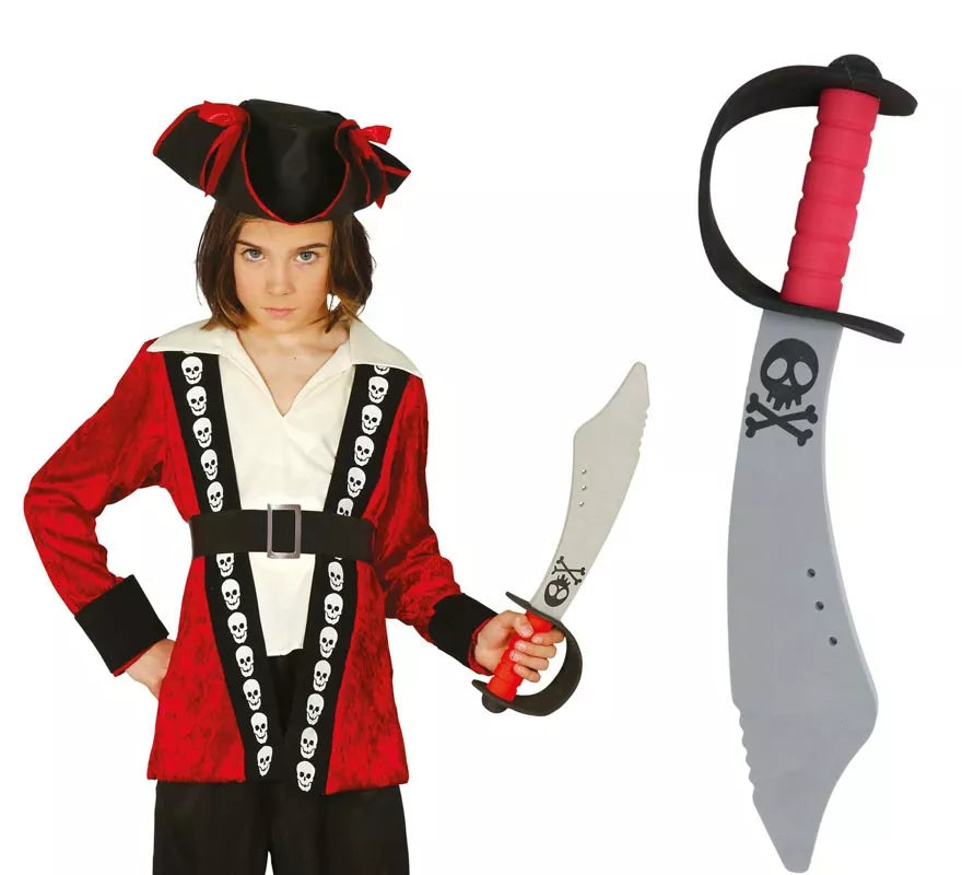 Translation missing: es.Espada Pirata Goma Eva 43 cm para niños