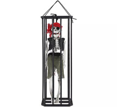 Esqueleto Pirata Encarcelado 15x9.5x43 cm