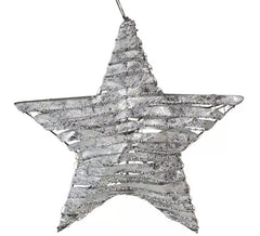 Estrella de 30 Led de Tela a Pilas de 40 cm
