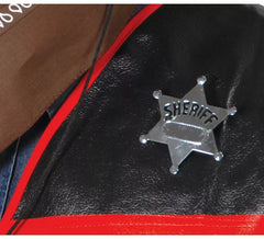 Estrella o Placa de Sheriff metálica