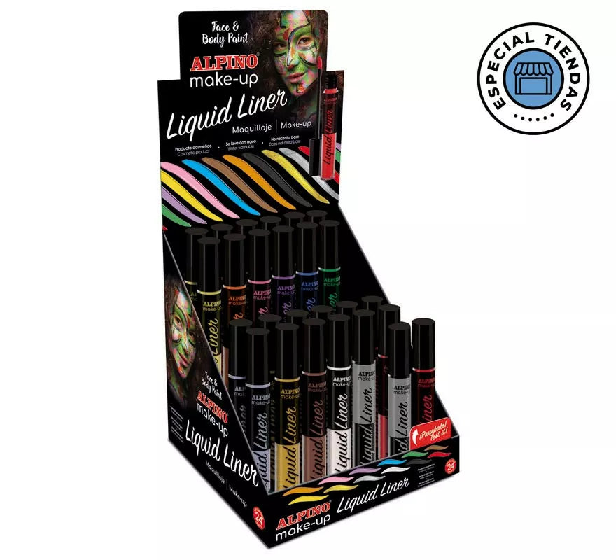 Translation missing: es.Expositor Maquillaje Liquid Liner de 6 g de 24 unidades + 2 Gratis