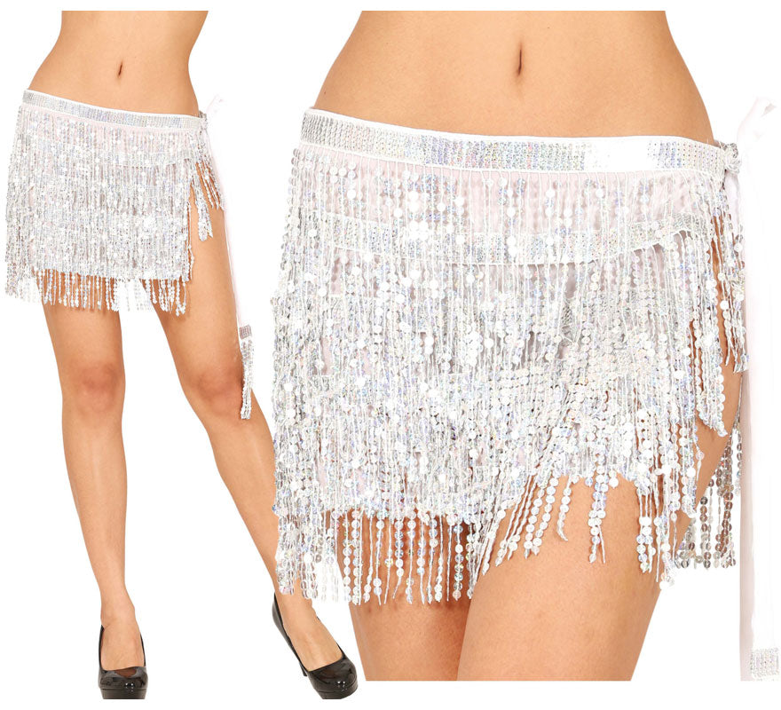 Falda de Cintura con lentejuelas talla universal en varios colores para mujer