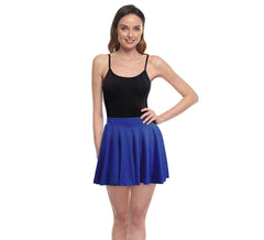 Falda de Vuelo azul oscuro para mujer