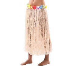 Falda Hawaiana con flores 80 cm