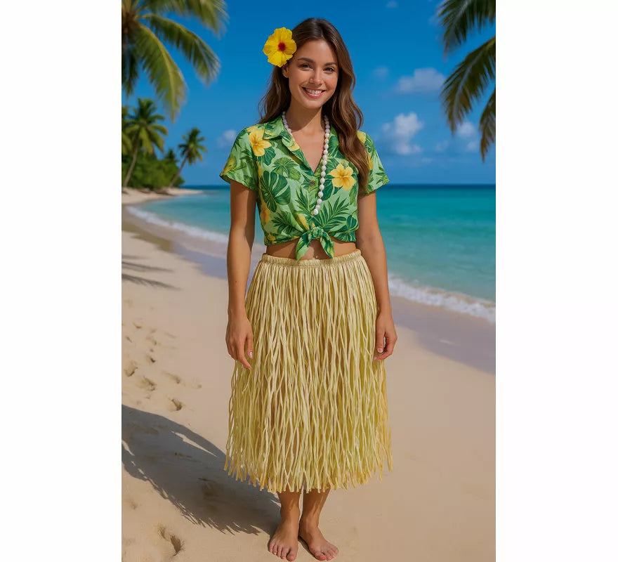 Translation missing: es.Falda Hawaiana de Paja de 70 cm