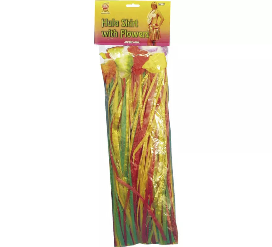 Translation missing: es.Falda Hawaiana multicolor con flores 46cm