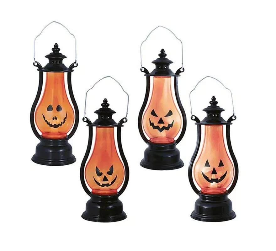 Translation missing: es.Farol de Calabaza con Luz surtidos de 16 cm