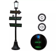 Farola Siniestra de decoración para Halloween con Luz
