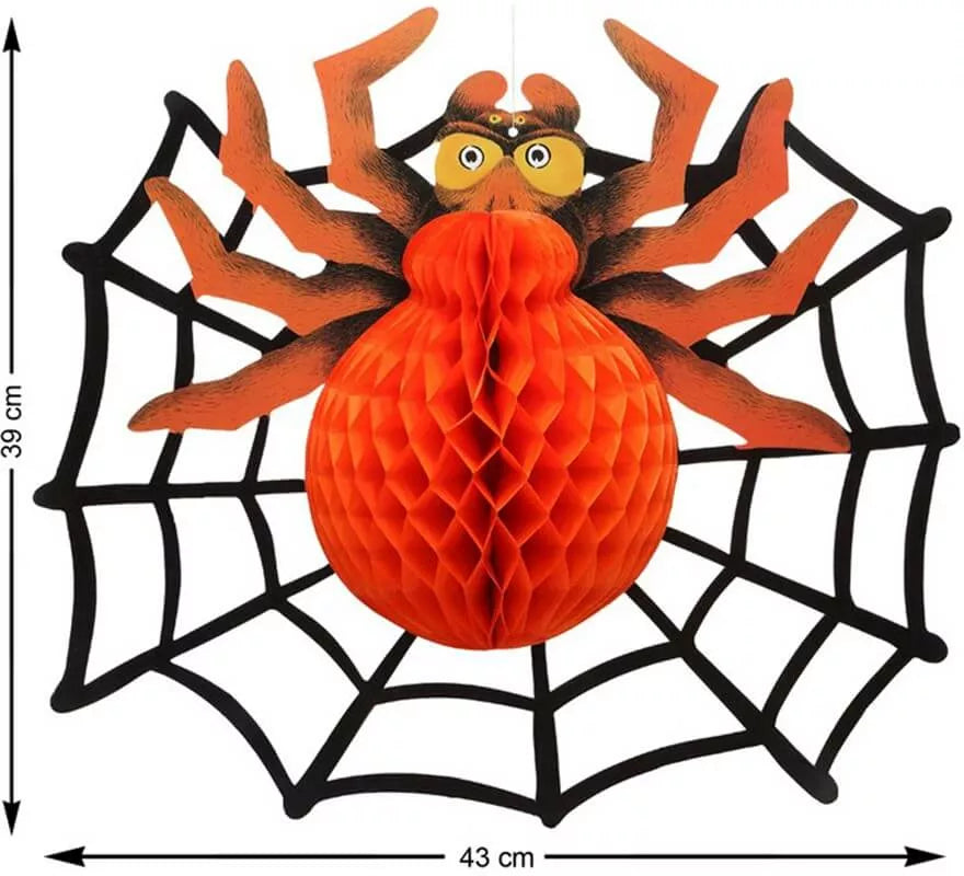 Translation missing: es.Farolillo con Araña y Telaraña 43X39 cm