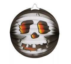 Farolillo de papel de calavera de 26 cm