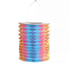 Farolillo Tubular con rombos 20 x 16 cm