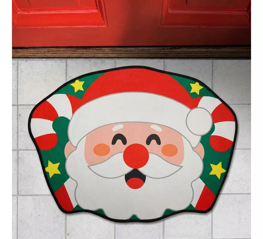 Felpudo de Papá Noel de 57x43 cm