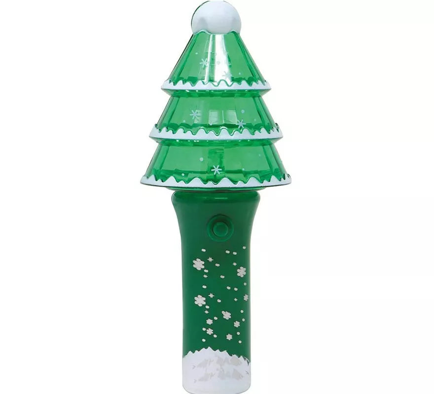 Translation missing: es.Figura de Árbol Navidad con varita y luz de 13 cm