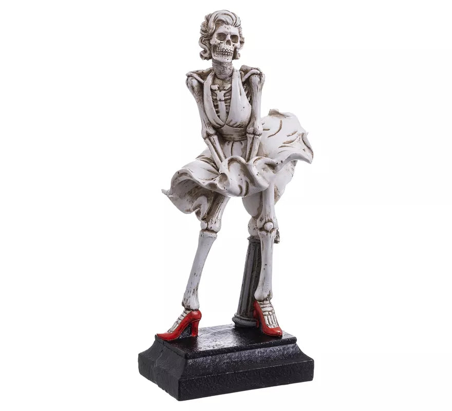 Translation missing: es.Figura de Esqueleto con Vestido blanco de 15,2x11,5x31 cm