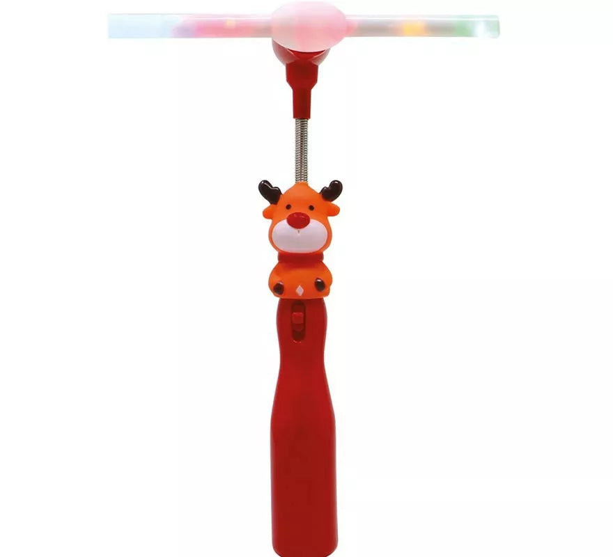 Translation missing: es.Figura de Reno con varitas ventilador y leds de 32 cm