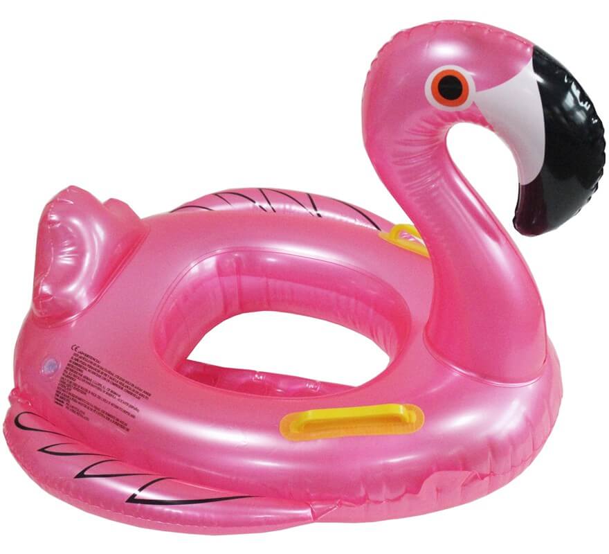 Translation missing: es.Flamenco hinchable Rosa infantil de 62x57 cm