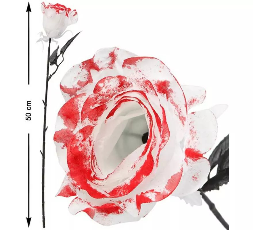 Translation missing: es.Flor Blanca con Sangre de 50 cm