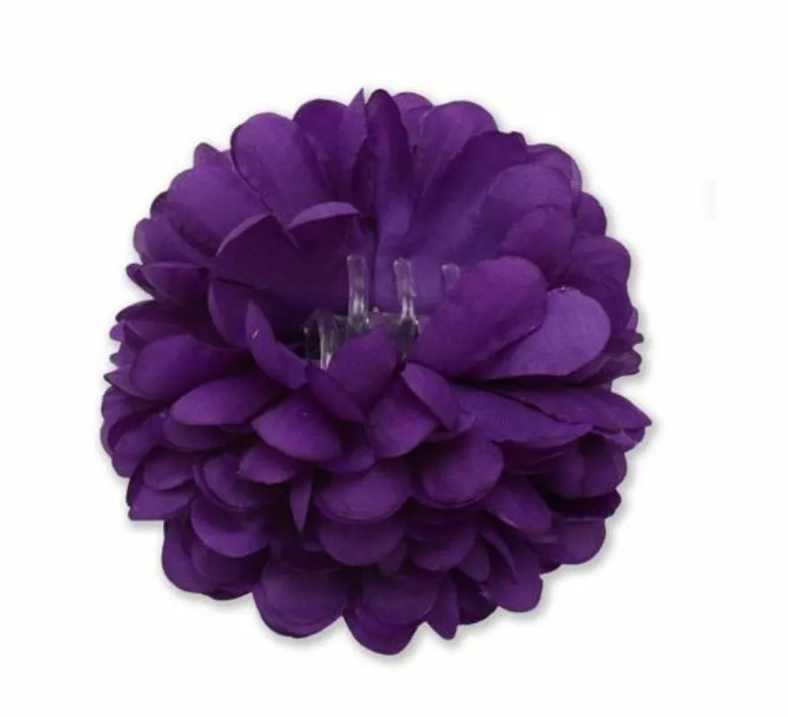 Translation missing: es.Flor con pinza para el cabello en varios colores de 11 cm