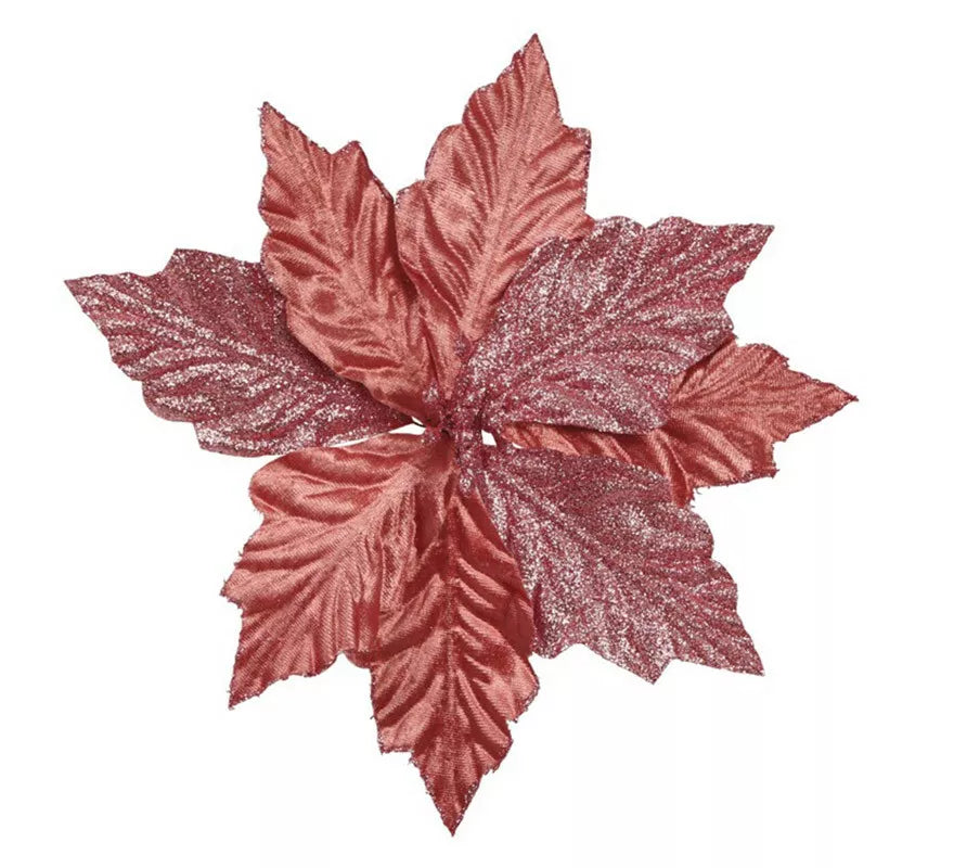 Translation missing: es.Flor de Navidad Cobre de 22 cms