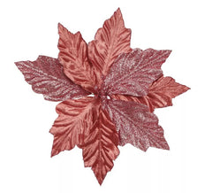 Flor de Navidad Cobre de 22 cms