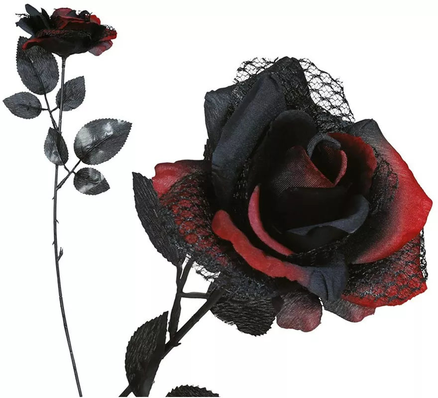 Translation missing: es.Flor Roja y Negra 40 cm