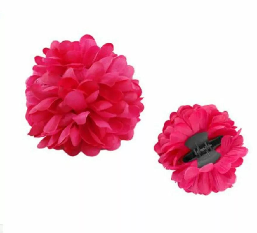 Translation missing: es.Flor Sevillana o Chulapa de 8 cm con pinza en varios colores