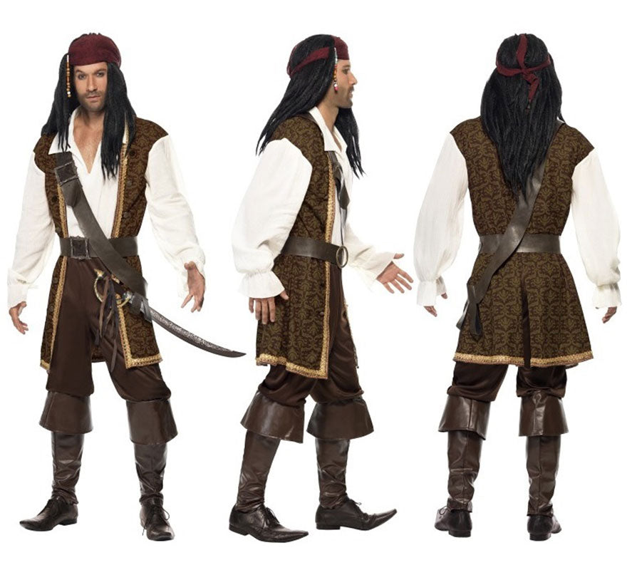 Translation missing: es.Disfraz de Pirata de Alta Mar talla M