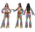 Disfraz Hippy Flower Power para Mujer talla S