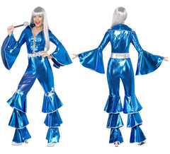 Disfraz Disco Dancing Dream Azul para Mujer talla S
