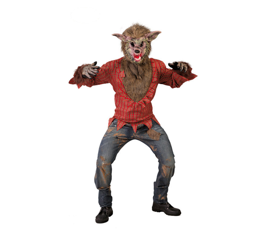 Translation missing: es.Disfraz de Lobo Feroz para Halloween de hombre