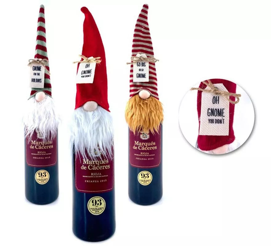 Translation missing: es.Funda de Duende de Navidad para Botella de 30 cm en modelos surtidos