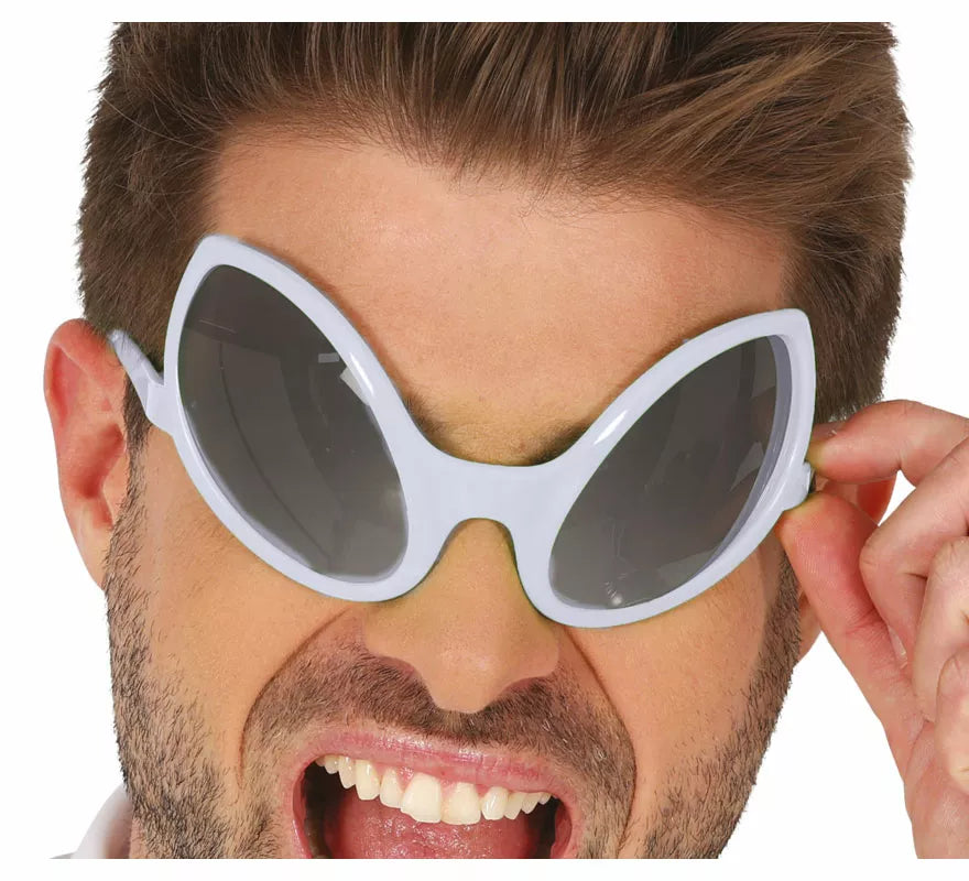 Translation missing: es.Gafas Alienígena plateadas adulto
