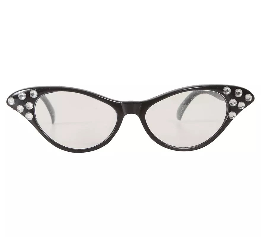 Translation missing: es.Gafas años 60 negras con cristales