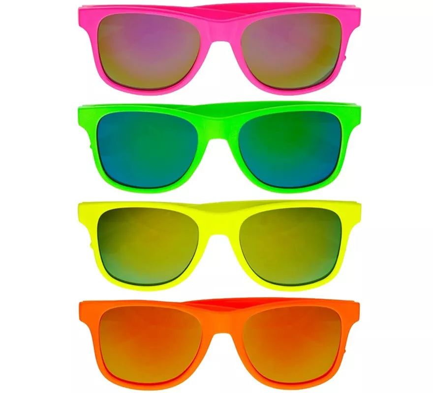 Translation missing: es.Gafas Años 80 neón con Lentes en varios colores