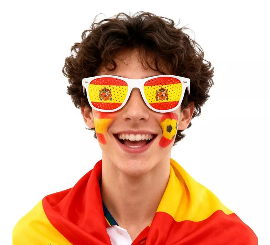 Translation missing: es.Gafas blancas Bandera de España