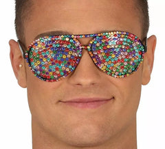 Gafas con Brillantes Multicolor