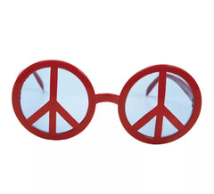 Gafas con Símbolo de La Paz rojas