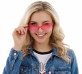 Gafas de Corazones rosa