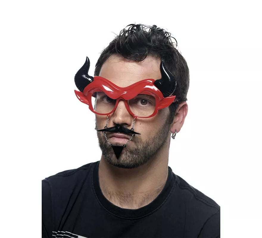 Translation missing: es.Gafas de Diablo con Bigote, Mosca y Cuernos