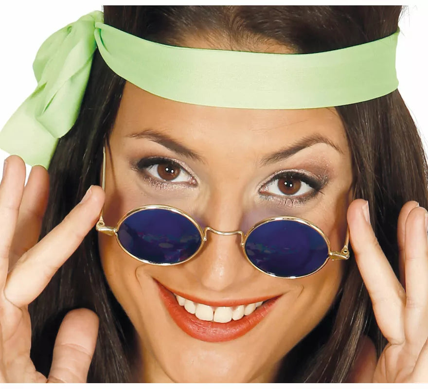 Translation missing: es.Gafas de Hippie circulares en varios colores adulto