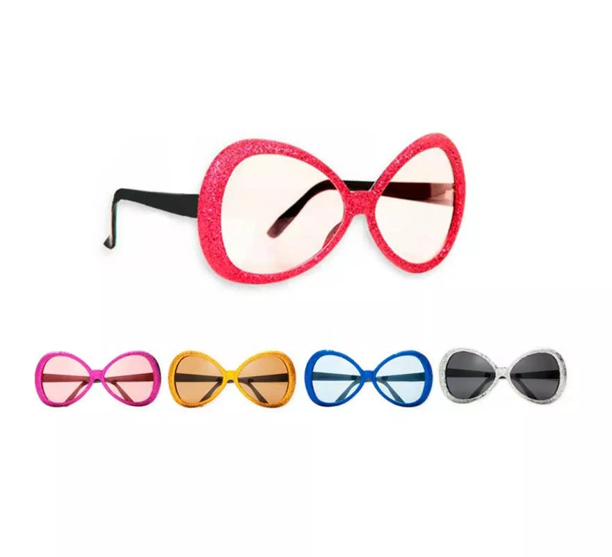 Translation missing: es.Gafas de Mosca con purpurina colores surtidos