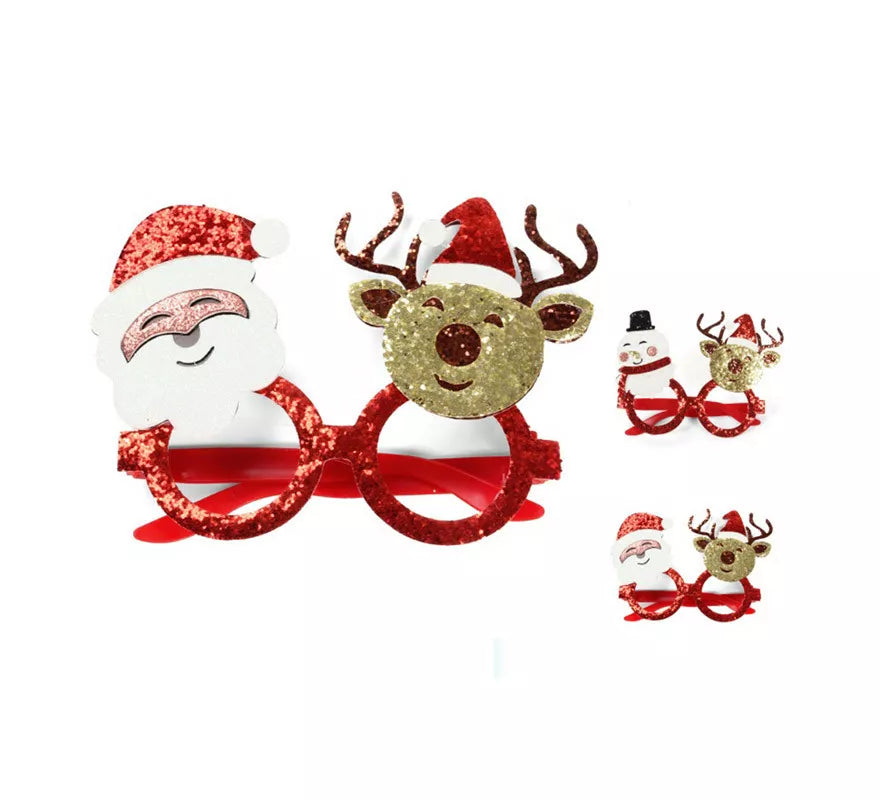 Translation missing: es.Gafas de Navidad con Brillantina en modelos surtidos