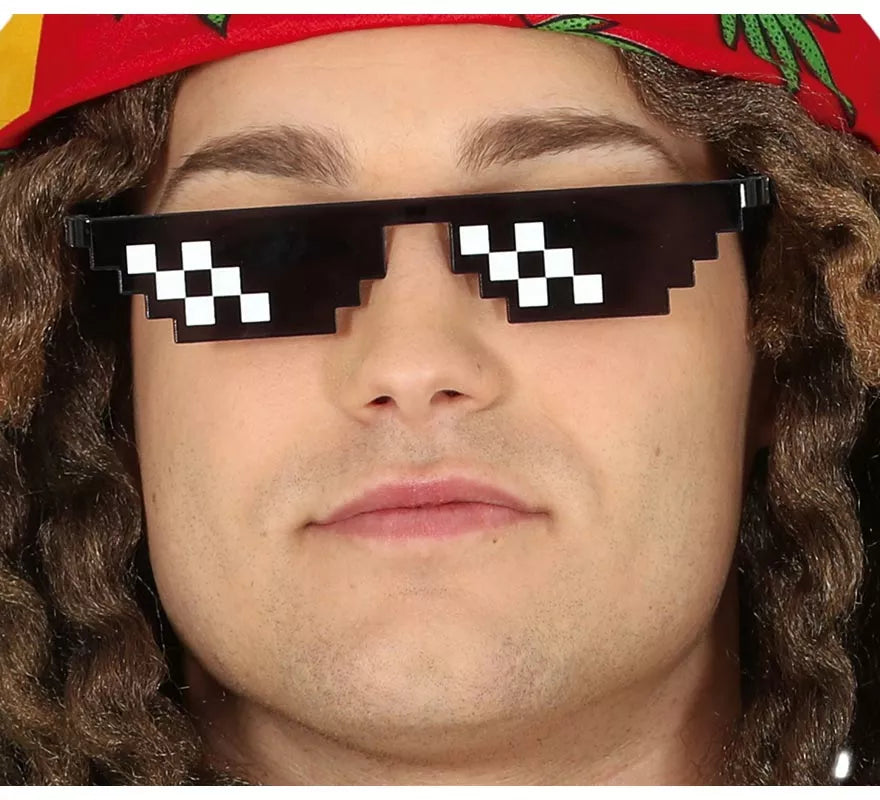 Translation missing: es.Gafas de Pixel Negro y Blanco